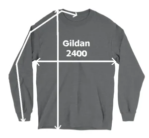 Gildan 2400 Measurements