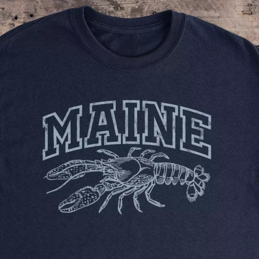 Maine Lobster Gildan 5000 Navy Zoom