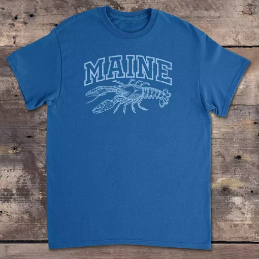 Maine Lobster Gildan 5000 Royal Front