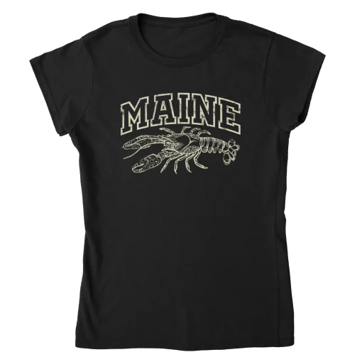 Maine Lobster Gildan 64000L Full Front Black