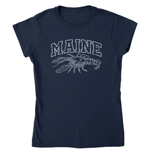 Maine Lobster Gildan 64000L Full Front Navy