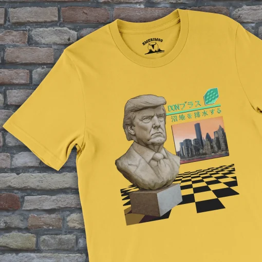 Vaportrump BellaCanvas 3001 Detail Front Maize Yellow